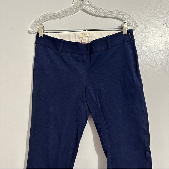 JCrew denim cropped skinny pants zipper on side size 4 - Picture 2 of 7